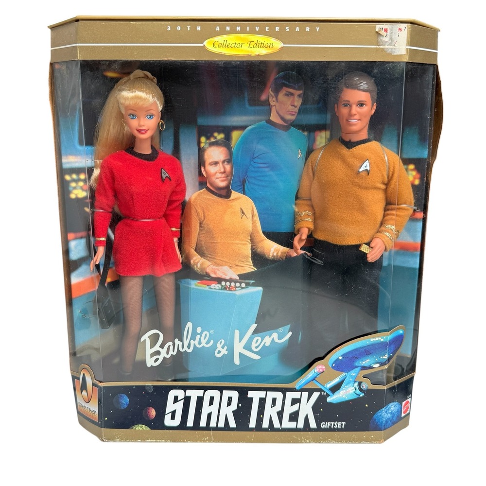 Mattel Star Trek Barbie & Ken Giftset 30th Anniversary Sci-Fi Action Nostalgia